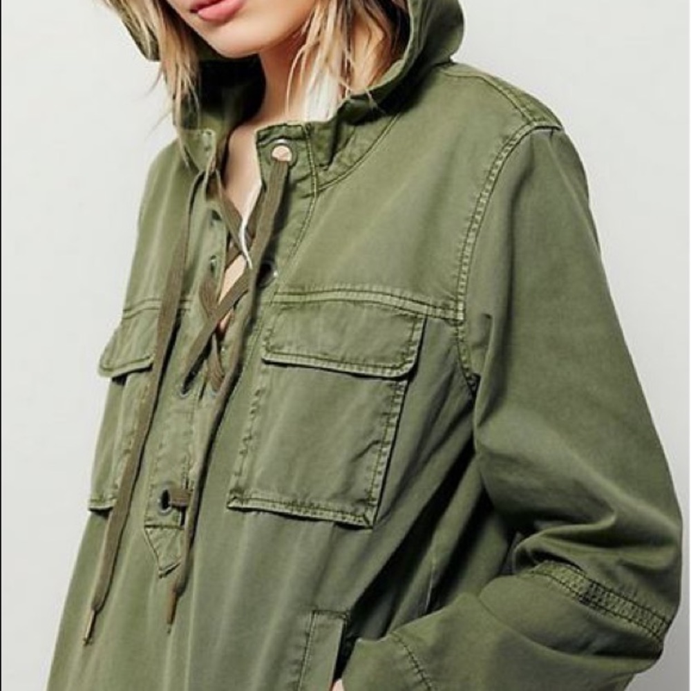 Free people lace-up pullover